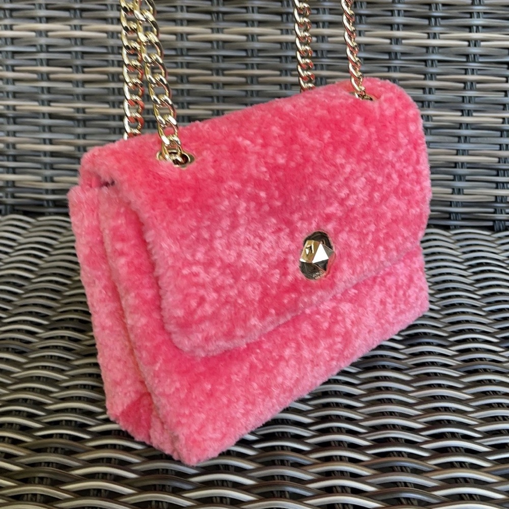 Kate Spade Natalia Foux Fur small flap crossbody - Picture 14 of 16